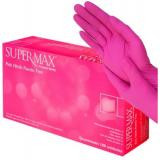 Luva De Procedimentos Nitrílica - Pink - Sem Pó - Supermax - M