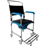 Cadeira Higiênica Em Aço - D50 - Dellamed 